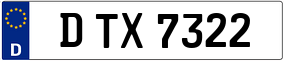Truck License Plate